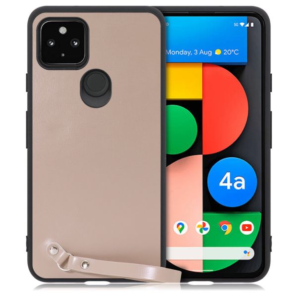 [ LOOF MACARON-SHELL ] Google Pixel 4a 5G pixel4a5g googlepixel4a5g スマホケース 背面 ケース カバー ハードケース ストラップ付き 本革 ストラップホール [ Google Pixel 4a 5G ]