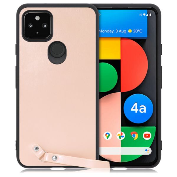 [ LOOF MACARON-SHELL ] Google Pixel 4a 5G pixel4a5g googlepixel4a5g スマホケース 背面 ケース カバー ハードケース ストラップ付き 本革 ストラップホール [ Google Pixel 4a 5G ]