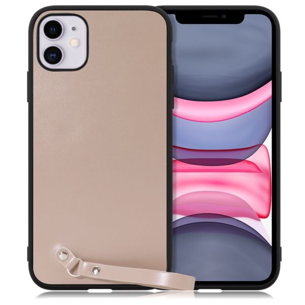 [ LOOF MACARON-SHELL ] iPhone 11 iPhone11 スマホケース 背面 ケース カバー ハードケース ストラップ付き 本革 ストラップホール [ iPhone 11 ]