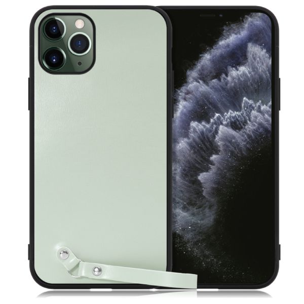 [ LOOF MACARON-SHELL ] iPhone 11 Pro iPhone11pro 11pro スマホケース 背面 ケース カバー ハードケース ストラップ付き 本革 ストラップホール [ iPhone 11 Pro ]