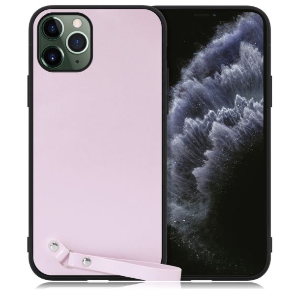 [ LOOF MACARON-SHELL ] iPhone 11 Pro iPhone11pro 11pro スマホケース 背面 ケース カバー ハードケース ストラップ付き 本革 ストラップホール [ iPhone 11 Pro ]
