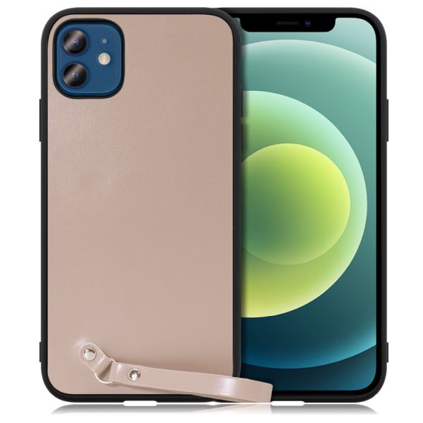 [ LOOF MACARON-SHELL ] iPhone 12 / 12 Pro iphone12 iphone12pro 12pro 12プロ スマホケース 背面 ケース カバー ハードケース ストラップ付き 本革 ストラップホール [ iPhone 12 / 12 Pro ]