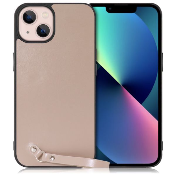 [ LOOF MACARON-SHELL ] iPhone 13 iphone13 スマホケース 背面 ケース カバー ハードケース ストラップ付き 本革 ストラップホール [ iPhone 13 ]