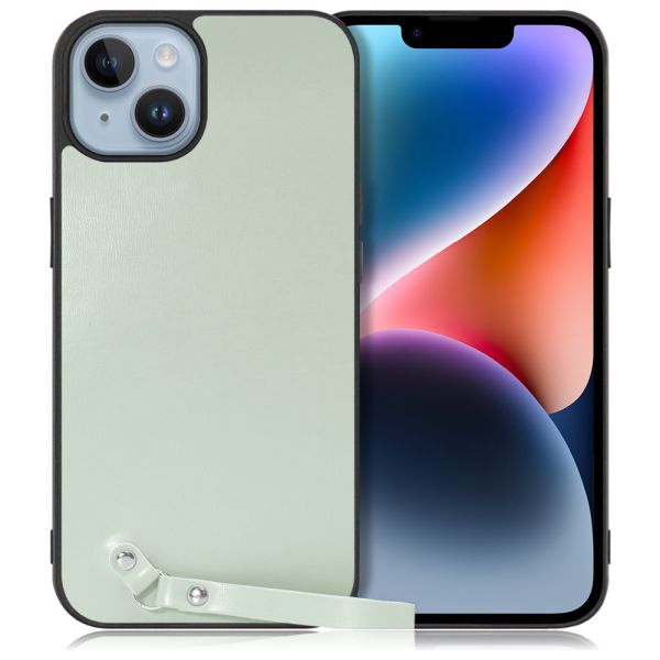 [ LOOF MACARON-SHELL ] iPhone 14 iphone14 スマホケース 背面 ケース カバー ハードケース ストラップ付き 本革 ストラップホール [ iPhone 14 ]