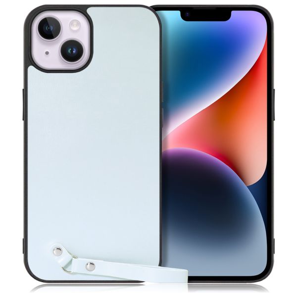 [ LOOF MACARON-SHELL ] iPhone 14 Plus iphone14plus 14plus 14+ プラス スマホケース 背面 ケース カバー ハードケース ストラップ付き 本革 ストラップホール [ iPhone 14 Plus ]