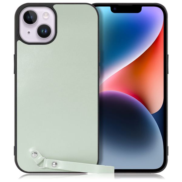 [ LOOF MACARON-SHELL ] iPhone 14 Plus iphone14plus 14plus 14+ プラス スマホケース 背面 ケース カバー ハードケース ストラップ付き 本革 ストラップホール [ iPhone 14 Plus ]