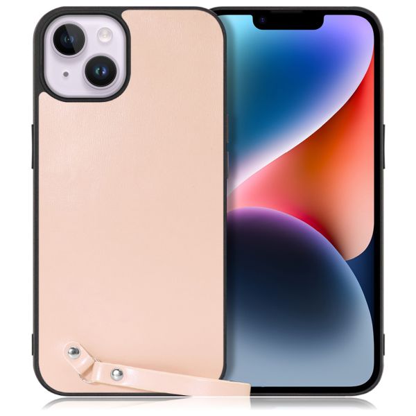 [ LOOF MACARON-SHELL ] iPhone 14 Plus iphone14plus 14plus 14+ プラス スマホケース 背面 ケース カバー ハードケース ストラップ付き 本革 ストラップホール [ iPhone 14 Plus ]