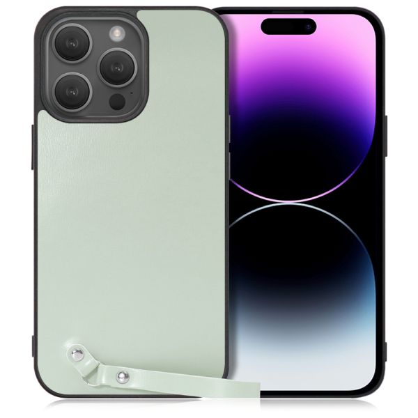 [ LOOF MACARON-SHELL ] iPhone 14 Pro iphone14pro 14pro プロ スマホケース 背面 ケース カバー ハードケース ストラップ付き 本革 ストラップホール [ iPhone 14 Pro ]