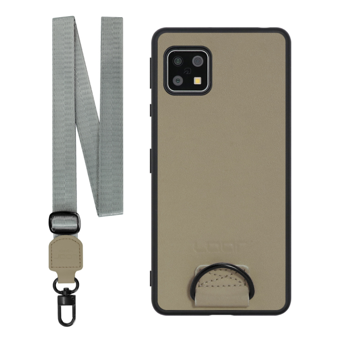 [ LOOF STRAP-SHELL ] AQUOS sense4 / sense4 lite / sense4 basic / sense5G / やさしいスマホ2 sense 4 4lite 4basic 5G sense4lite sense4basic スマホケース 背面 ケース カバー ハードケース ショルダー スマホショルダー ハンドストラップ  本革 [ AQUOS sense4/4 lite/4 basic/sense5G/やさしいスマホ2 ]