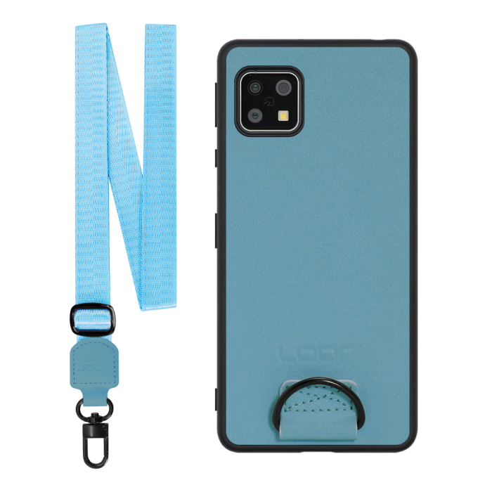 [ LOOF STRAP-SHELL ] AQUOS sense4 / sense4 lite / sense4 basic / sense5G / やさしいスマホ2 sense 4 4lite 4basic 5G sense4lite sense4basic スマホケース 背面 ケース カバー ハードケース ショルダー スマホショルダー ハンドストラップ  本革 [ AQUOS sense4/4 lite/4 basic/sense5G/やさしいスマホ2 ]