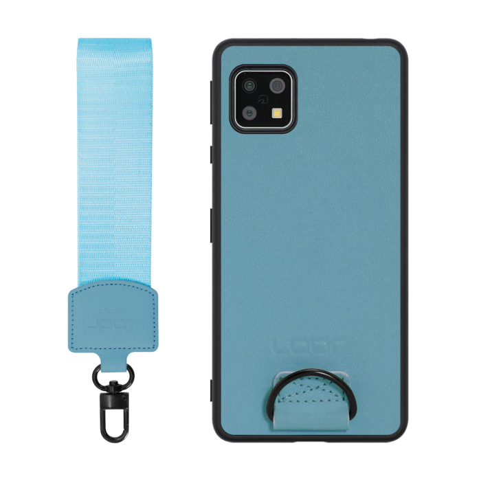 [ LOOF STRAP-SHELL ] AQUOS sense4 / sense4 lite / sense4 basic / sense5G / やさしいスマホ2 sense 4 4lite 4basic 5G sense4lite sense4basic スマホケース 背面 ケース カバー ハードケース ショルダー スマホショルダー ハンドストラップ  本革 [ AQUOS sense4/4 lite/4 basic/sense5G/やさしいスマホ2 ]