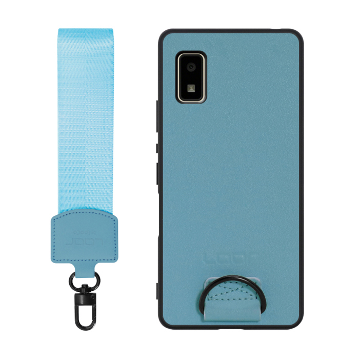 [ LOOF STRAP-SHELL ] AQUOS wish2 / wish  スマホケース 背面 ケース カバー ハードケース ショルダー スマホショルダー ハンドストラップ  本革 [ AQUOS wish/wish2 ]