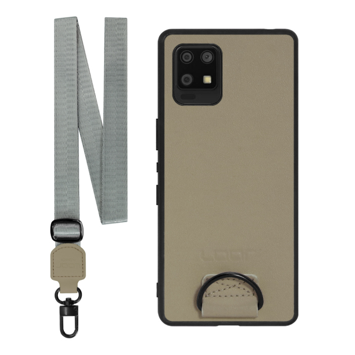 [ LOOF STRAP-SHELL ] AQUOS zero6 SHG04 zero 6 スマホケース 背面 ケース カバー ハードケース ショルダー スマホショルダー ハンドストラップ  本革 [ AQUOS zero6 ]