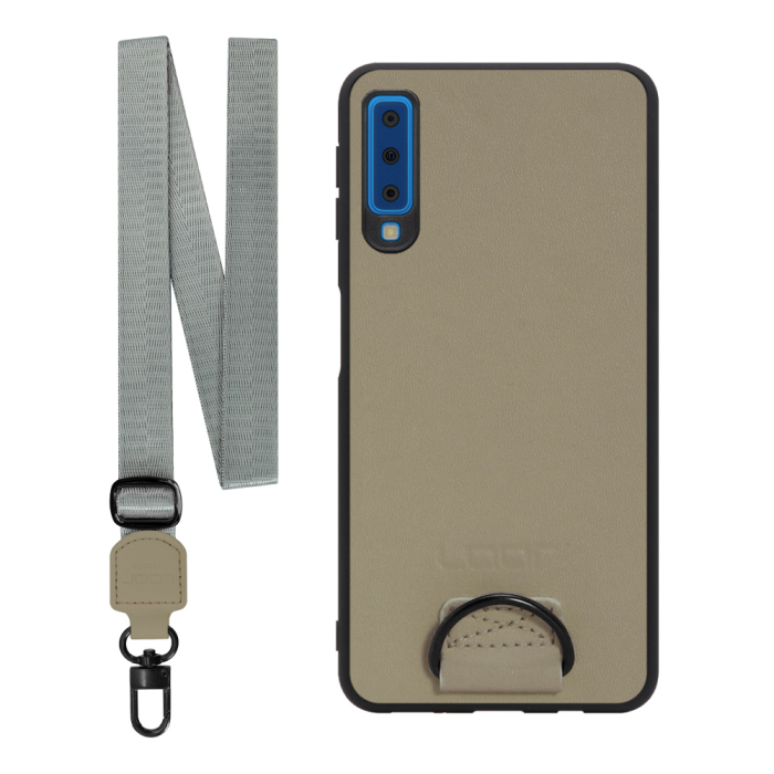 [ LOOF STRAP-SHELL ] Galaxy A7 SM-A750C galaxya7 スマホケース 背面 ケース カバー ハードケース ショルダー スマホショルダー ハンドストラップ  本革 [ Galaxy A7 ]