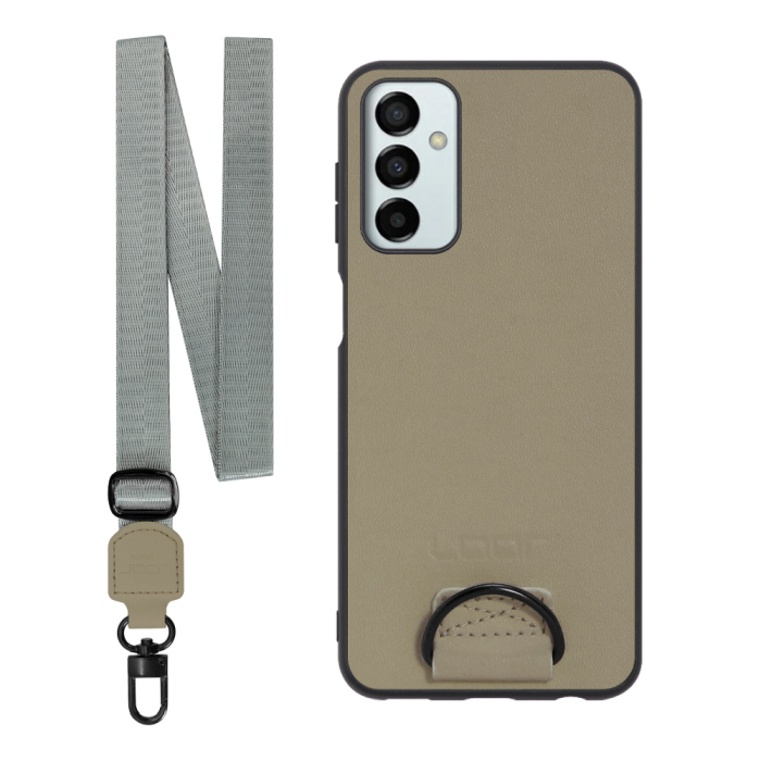 [ LOOF STRAP-SHELL ] Galaxy M23 5G m235g スマホケース 背面 ケース カバー ハードケース ショルダー スマホショルダー ハンドストラップ  本革 [ Galaxy M23 5G ]