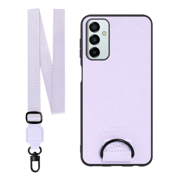 [ LOOF STRAP-SHELL ] Galaxy M23 5G m235g スマホケース 背面 ケース カバー ハードケース ショルダー スマホショルダー ハンドストラップ  本革 [ Galaxy M23 5G ]