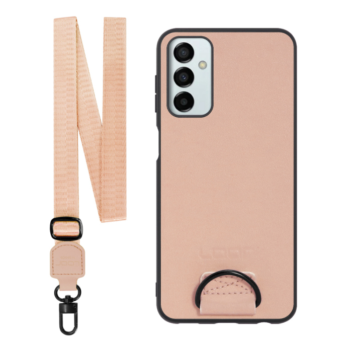 [ LOOF STRAP-SHELL ] Galaxy M23 5G m235g スマホケース 背面 ケース カバー ハードケース ショルダー スマホショルダー ハンドストラップ  本革 [ Galaxy M23 5G ]
