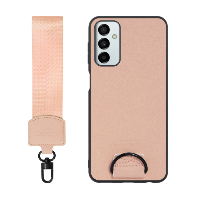 [ LOOF STRAP-SHELL ] Galaxy M23 5G m235g スマホケース 背面 ケース カバー ハードケース ショルダー スマホショルダー ハンドストラップ  本革 [ Galaxy M23 5G ]