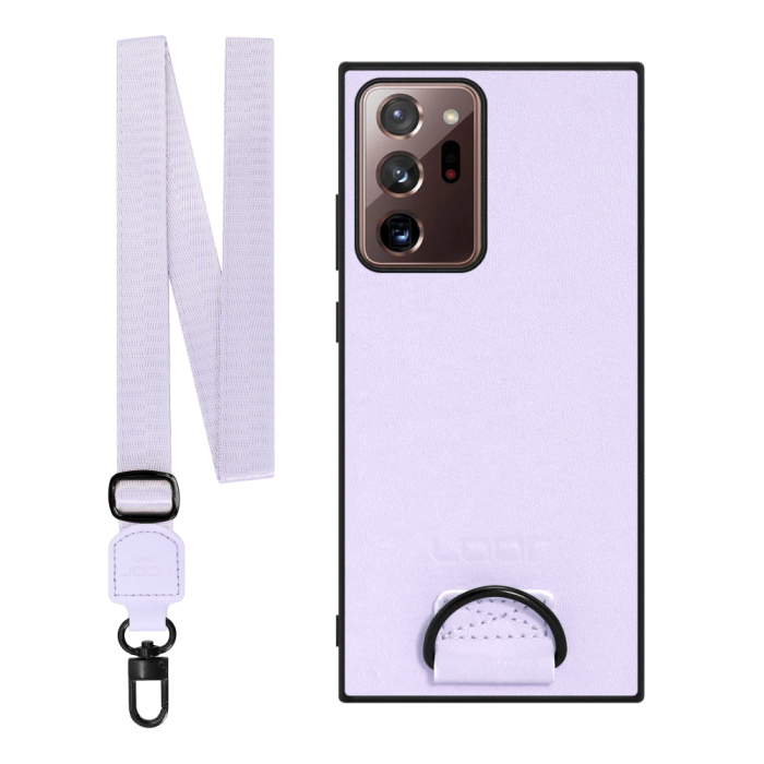 [ LOOF STRAP-SHELL ] Galaxy Note 20 Ultra 5G note20ultra5g note20 スマホケース 背面 ケース カバー ハードケース ショルダー スマホショルダー ハンドストラップ  本革 [ Galaxy Note20 Ultra ]