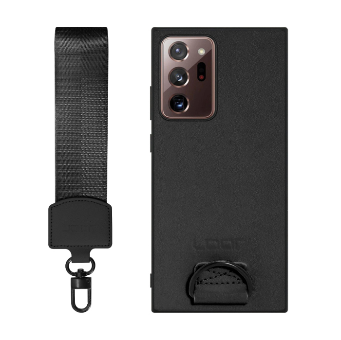 [ LOOF STRAP-SHELL (ショートVer.) ] Galaxy Note 20 Ultra 5G note20ultra5g note20 スマホケース 背面 ケース カバー ハードケース ハンドストラップ  本革 [ Galaxy Note20 Ultra ]