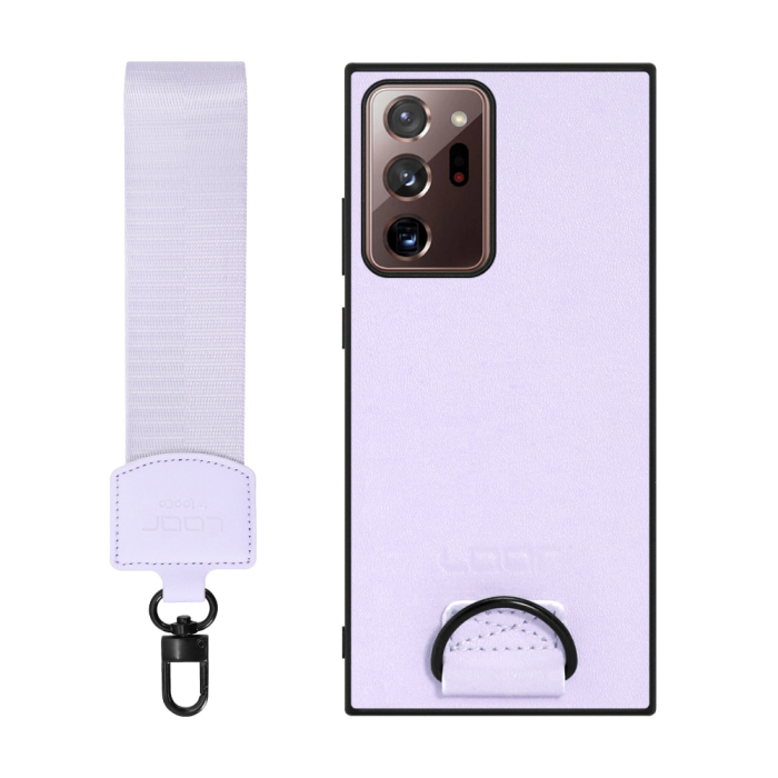 [ LOOF STRAP-SHELL ] Galaxy Note 20 Ultra 5G note20ultra5g note20 スマホケース 背面 ケース カバー ハードケース ショルダー スマホショルダー ハンドストラップ  本革 [ Galaxy Note20 Ultra ]