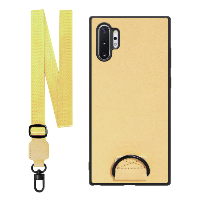 [ LOOF STRAP-SHELL ] Galaxy Note10+ SC-01M / SCV45 note10+ note10plus note10 plus スマホケース 背面 ケース カバー ハードケース ショルダー スマホショルダー ハンドストラップ  本革 [ Galaxy Note10+ ]