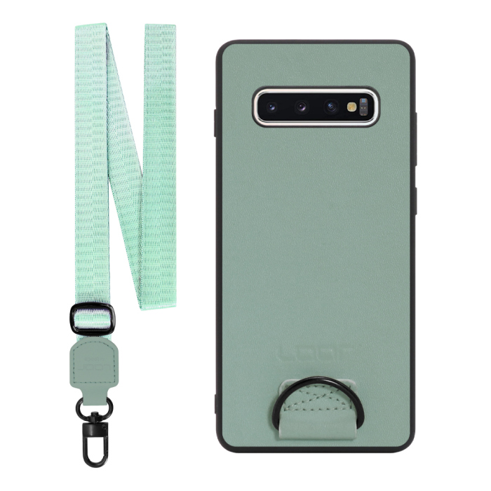 [ LOOF STRAP-SHELL ] Galaxy S10+ SC-04L / SCV42 s10plus s10 plus スマホケース 背面 ケース カバー ハードケース ショルダー スマホショルダー ハンドストラップ  本革 [ Galaxy S10+ ]