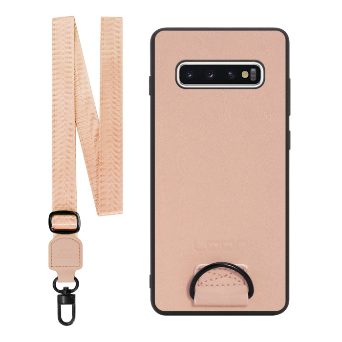 [ LOOF STRAP-SHELL ] Galaxy S10+ SC-04L / SCV42 s10plus s10 plus スマホケース 背面 ケース カバー ハードケース ショルダー スマホショルダー ハンドストラップ  本革 [ Galaxy S10+ ]