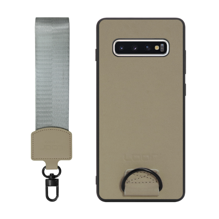 [ LOOF STRAP-SHELL ] Galaxy S10+ SC-04L / SCV42 s10plus s10 plus スマホケース 背面 ケース カバー ハードケース ショルダー スマホショルダー ハンドストラップ  本革 [ Galaxy S10+ ]