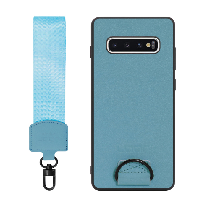 [ LOOF STRAP-SHELL ] Galaxy S10+ SC-04L / SCV42 s10plus s10 plus スマホケース 背面 ケース カバー ハードケース ショルダー スマホショルダー ハンドストラップ  本革 [ Galaxy S10+ ]