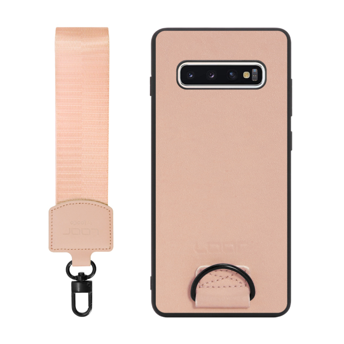 [ LOOF STRAP-SHELL ] Galaxy S10+ SC-04L / SCV42 s10plus s10 plus スマホケース 背面 ケース カバー ハードケース ショルダー スマホショルダー ハンドストラップ  本革 [ Galaxy S10+ ]