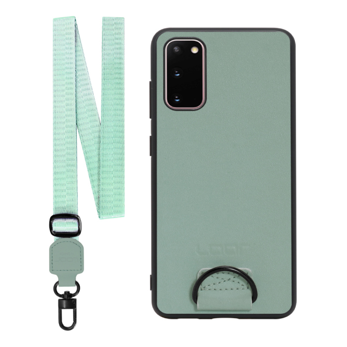 [ LOOF STRAP-SHELL ] Galaxy S20 5G SC-51A / SCG01 s205g スマホケース 背面 ケース カバー ハードケース ショルダー スマホショルダー ハンドストラップ  本革 [ Galaxy S20 5G ]