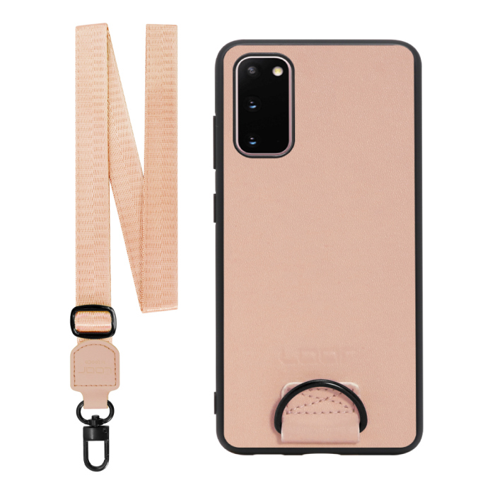 [ LOOF STRAP-SHELL ] Galaxy S20 5G SC-51A / SCG01 s205g スマホケース 背面 ケース カバー ハードケース ショルダー スマホショルダー ハンドストラップ  本革 [ Galaxy S20 5G ]