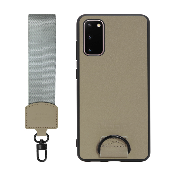 [ LOOF STRAP-SHELL ] Galaxy S20 5G SC-51A / SCG01 s205g スマホケース 背面 ケース カバー ハードケース ショルダー スマホショルダー ハンドストラップ  本革 [ Galaxy S20 5G ]