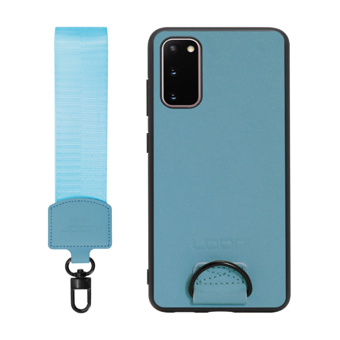 [ LOOF STRAP-SHELL ] Galaxy S20 5G SC-51A / SCG01 s205g スマホケース 背面 ケース カバー ハードケース ショルダー スマホショルダー ハンドストラップ  本革 [ Galaxy S20 5G ]