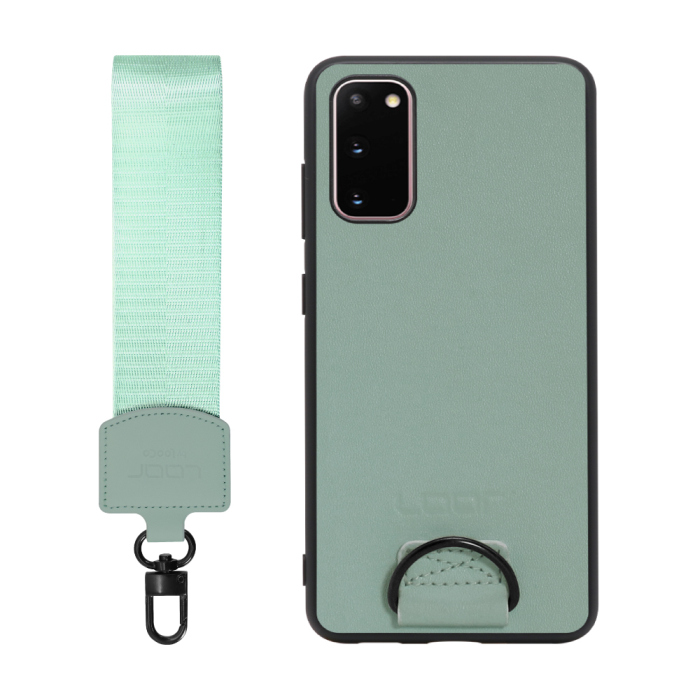[ LOOF STRAP-SHELL ] Galaxy S20 5G SC-51A / SCG01 s205g スマホケース 背面 ケース カバー ハードケース ショルダー スマホショルダー ハンドストラップ  本革 [ Galaxy S20 5G ]