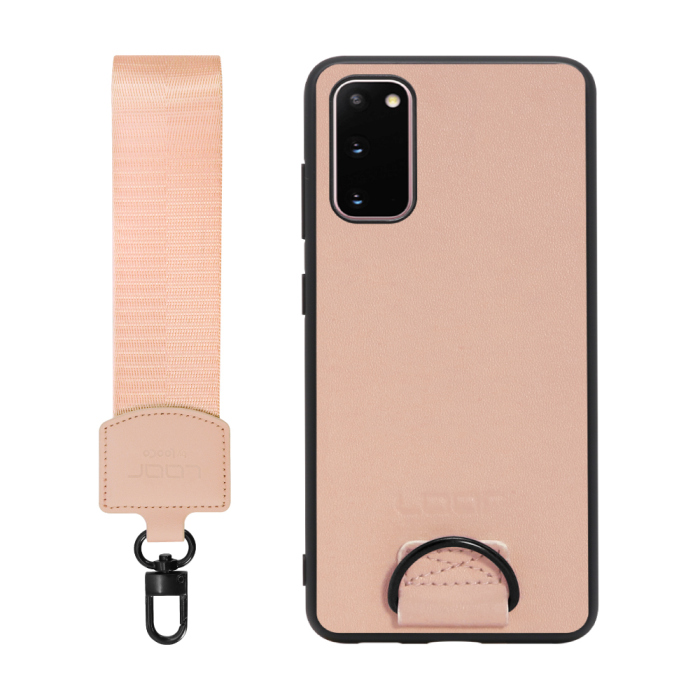 [ LOOF STRAP-SHELL ] Galaxy S20 5G SC-51A / SCG01 s205g スマホケース 背面 ケース カバー ハードケース ショルダー スマホショルダー ハンドストラップ  本革 [ Galaxy S20 5G ]