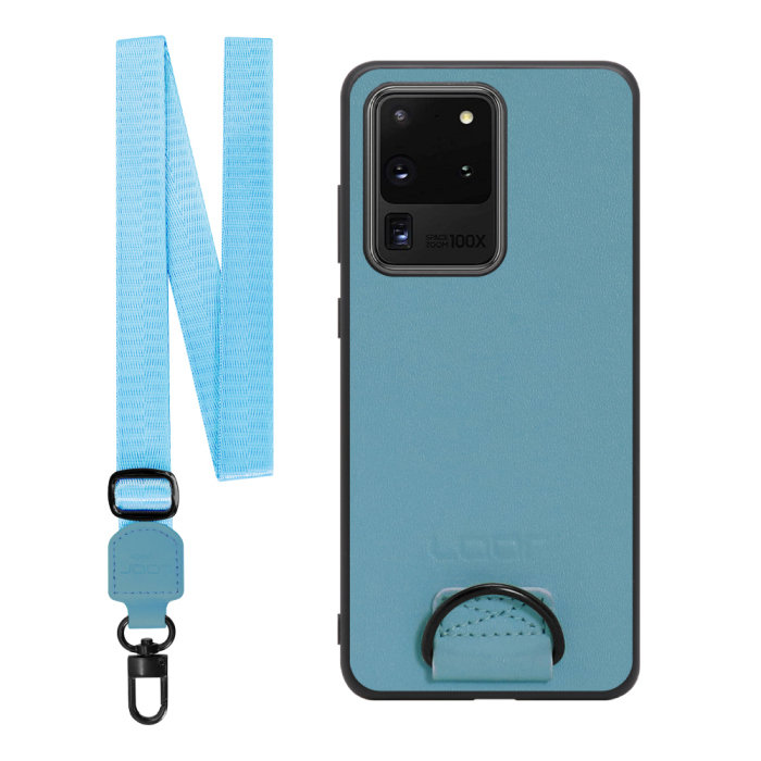 [ LOOF STRAP-SHELL ] Galaxy S20 Ultra s20ultra スマホケース 背面 ケース カバー ハードケース ショルダー スマホショルダー ハンドストラップ  本革 [ Galaxy S20 Ultra 5G ]