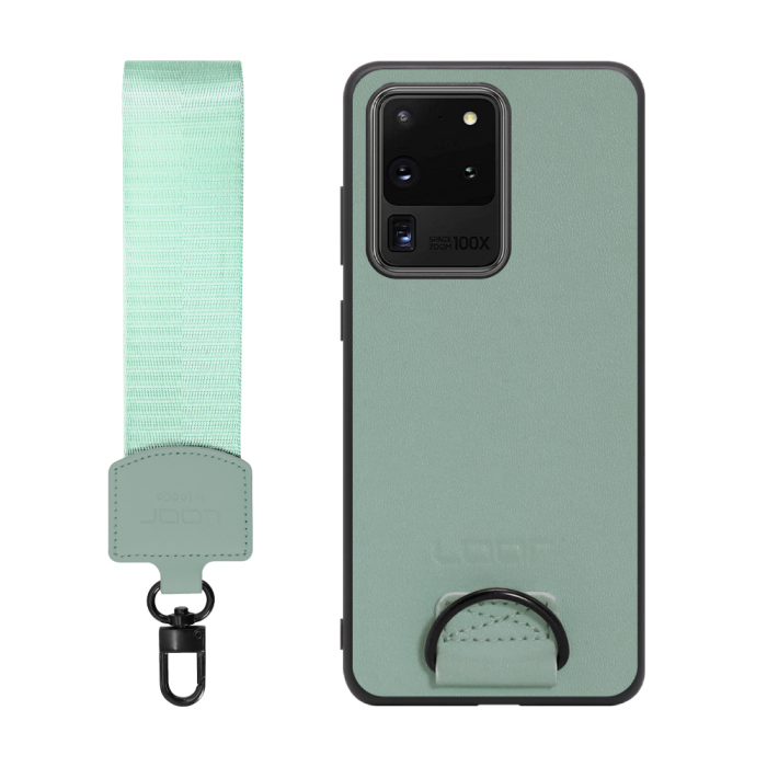 [ LOOF STRAP-SHELL ] Galaxy S20 Ultra s20ultra スマホケース 背面 ケース カバー ハードケース ショルダー スマホショルダー ハンドストラップ  本革 [ Galaxy S20 Ultra 5G ]