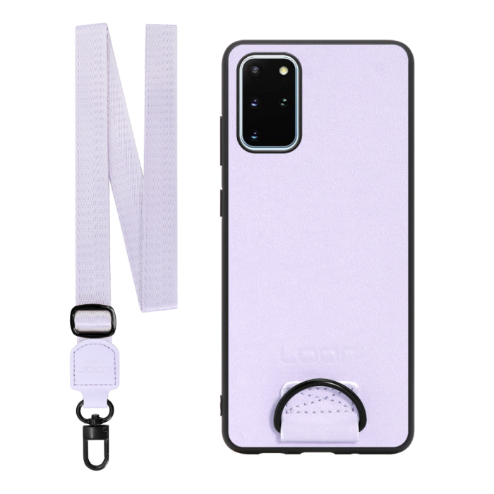 [ LOOF STRAP-SHELL ] Galaxy S20+ 5G SC-52A / SCG02 s20plus S20 plus s20プラス s20+5g s20plus5g スマホケース 背面 ケース カバー ハードケース ショルダー スマホショルダー ハンドストラップ  本革 [ Galaxy S20+ 5G ]