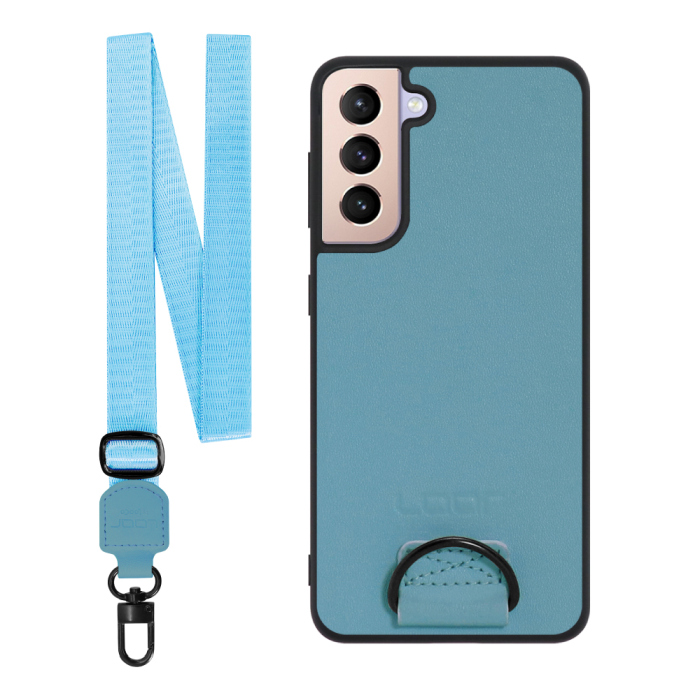 [ LOOF STRAP-SHELL ] Galaxy S21+ 5G SCG10 s21plus s21 plus s21plus5g s21+5g スマホケース 背面 ケース カバー ハードケース ショルダー スマホショルダー ハンドストラップ  本革 [ Galaxy S21+ 5G ]