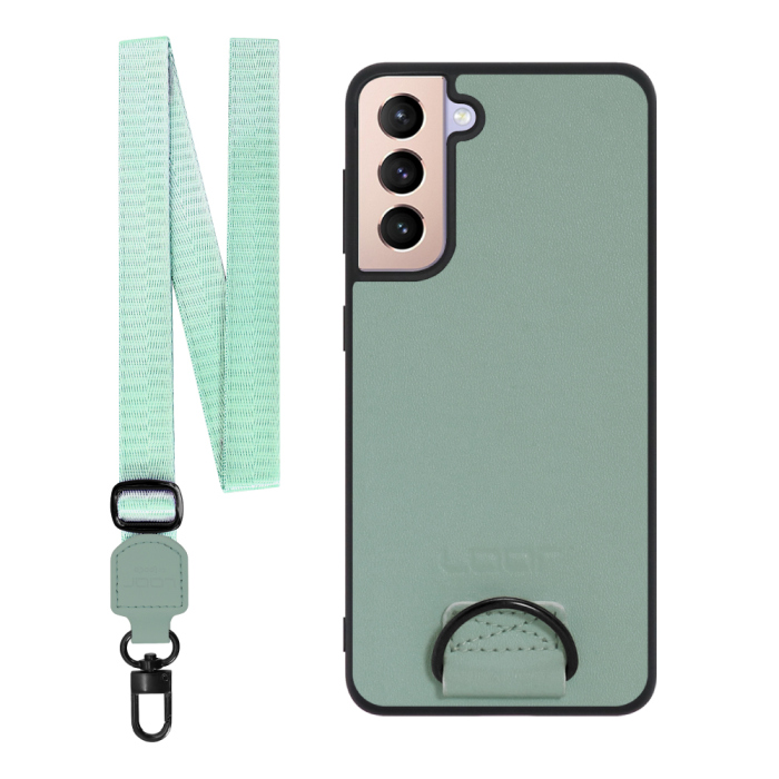 [ LOOF STRAP-SHELL ] Galaxy S21+ 5G SCG10 s21plus s21 plus s21plus5g s21+5g スマホケース 背面 ケース カバー ハードケース ショルダー スマホショルダー ハンドストラップ  本革 [ Galaxy S21+ 5G ]