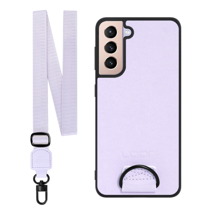 [ LOOF STRAP-SHELL ] Galaxy S21+ 5G SCG10 s21plus s21 plus s21plus5g s21+5g スマホケース 背面 ケース カバー ハードケース ショルダー スマホショルダー ハンドストラップ  本革 [ Galaxy S21+ 5G ]