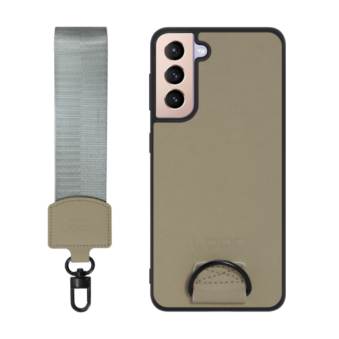 [ LOOF STRAP-SHELL ] Galaxy S21+ 5G SCG10 s21plus s21 plus s21plus5g s21+5g スマホケース 背面 ケース カバー ハードケース ショルダー スマホショルダー ハンドストラップ  本革 [ Galaxy S21+ 5G ]