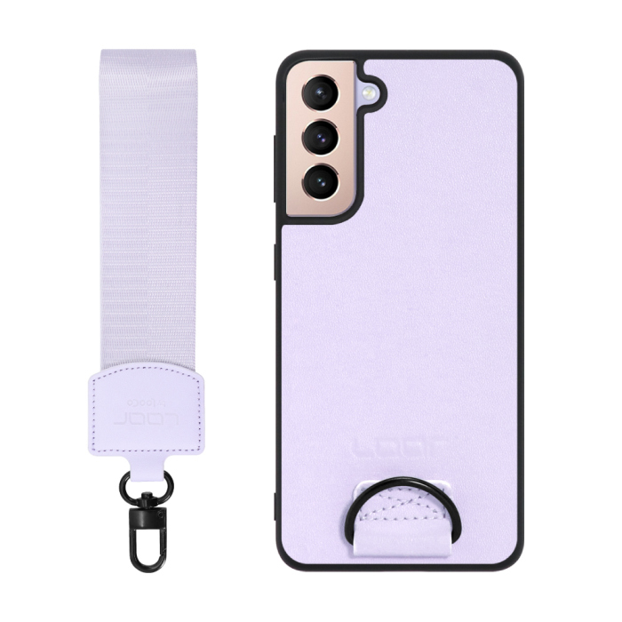 [ LOOF STRAP-SHELL ] Galaxy S21+ 5G SCG10 s21plus s21 plus s21plus5g s21+5g スマホケース 背面 ケース カバー ハードケース ショルダー スマホショルダー ハンドストラップ  本革 [ Galaxy S21+ 5G ]