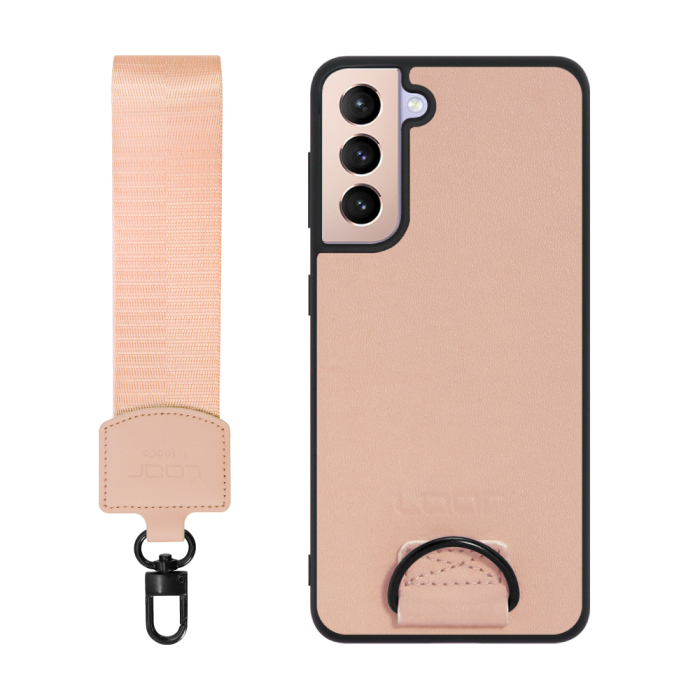 [ LOOF STRAP-SHELL ] Galaxy S21+ 5G SCG10 s21plus s21 plus s21plus5g s21+5g スマホケース 背面 ケース カバー ハードケース ショルダー スマホショルダー ハンドストラップ  本革 [ Galaxy S21+ 5G ]