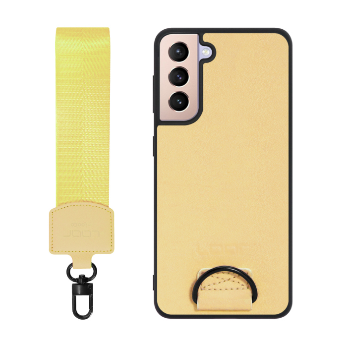 [ LOOF STRAP-SHELL ] Galaxy S21+ 5G SCG10 s21plus s21 plus s21plus5g s21+5g スマホケース 背面 ケース カバー ハードケース ショルダー スマホショルダー ハンドストラップ  本革 [ Galaxy S21+ 5G ]