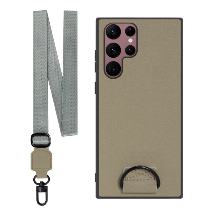 [ LOOF STRAP-SHELL ] Galaxy S22 Ultra SC-52C / SCG14 s22ultra スマホケース 背面 ケース カバー ハードケース ショルダー スマホショルダー ハンドストラップ  本革 [ Galaxy S22 Ultra ]