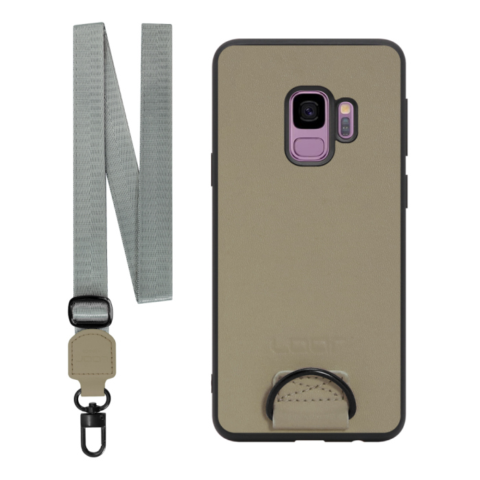 [ LOOF STRAP-SHELL ] Galaxy S9 SC-02K / SCV38 galaxys9 スマホケース 背面 ケース カバー ハードケース ショルダー スマホショルダー ハンドストラップ  本革 [ Galaxy S9 ]