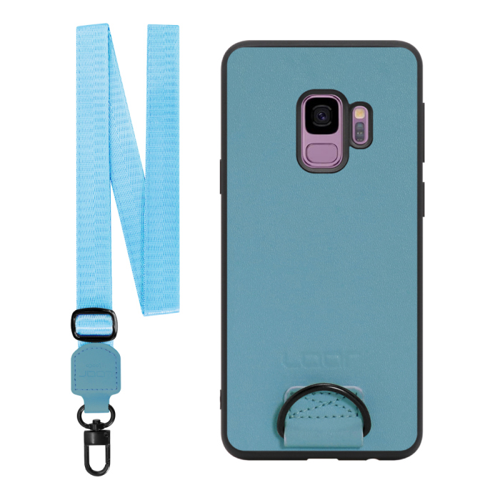 [ LOOF STRAP-SHELL ] Galaxy S9 SC-02K / SCV38 galaxys9 スマホケース 背面 ケース カバー ハードケース ショルダー スマホショルダー ハンドストラップ  本革 [ Galaxy S9 ]